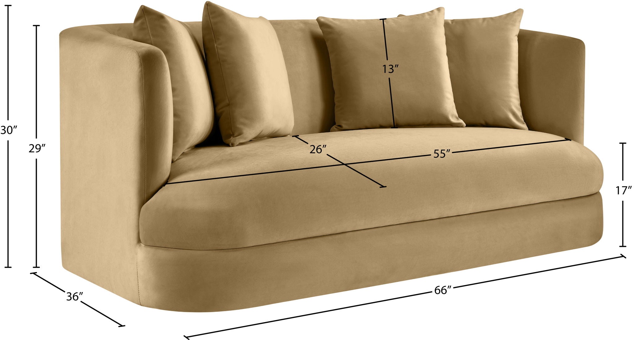 Alder - Loveseat