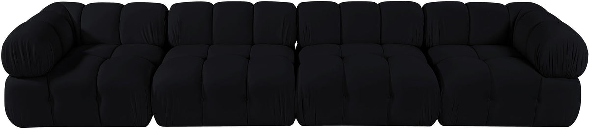 Orin - Fabric Velvet 4 Piece Modular Sofa