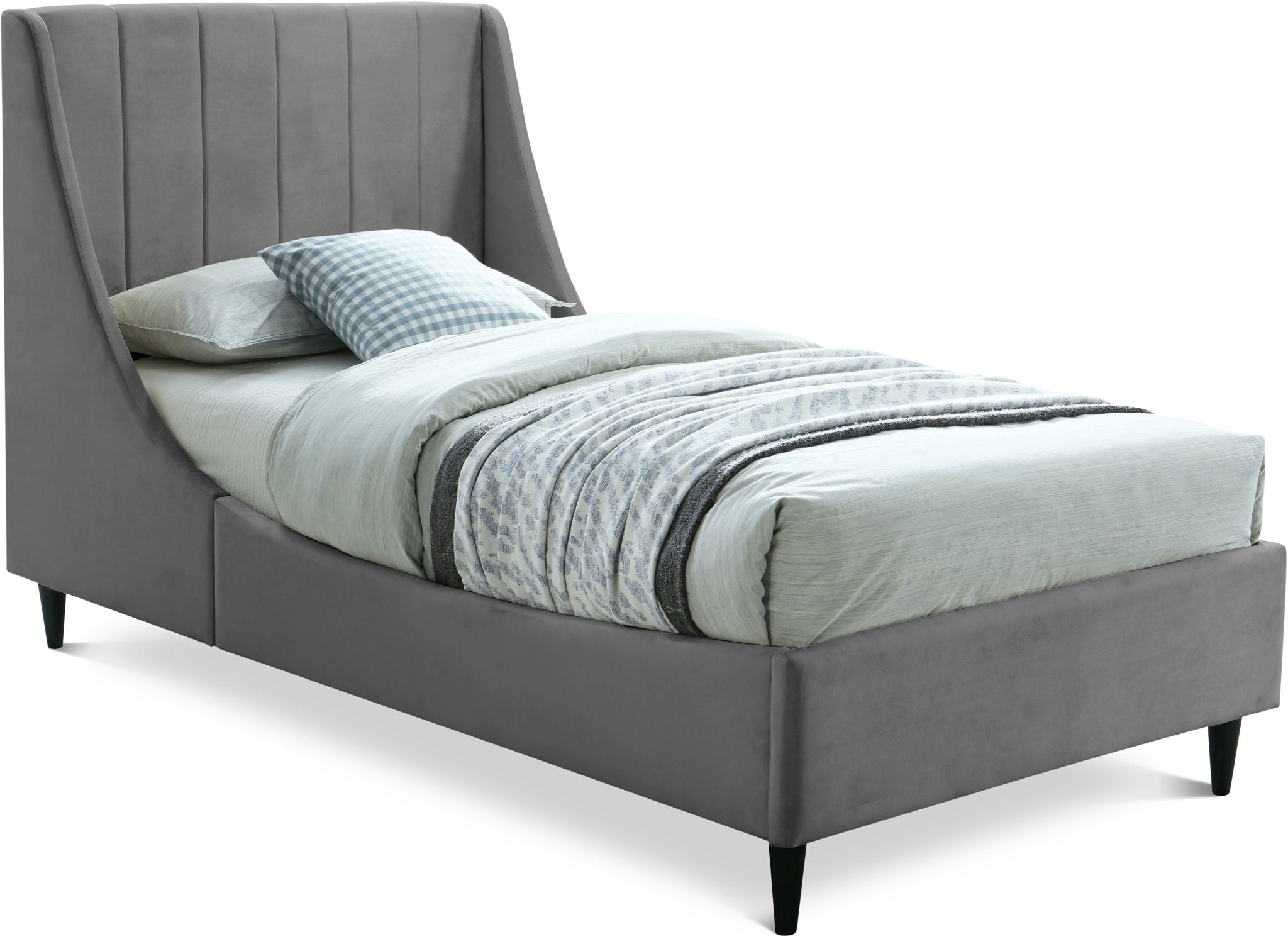 Eva - Velvet Bed