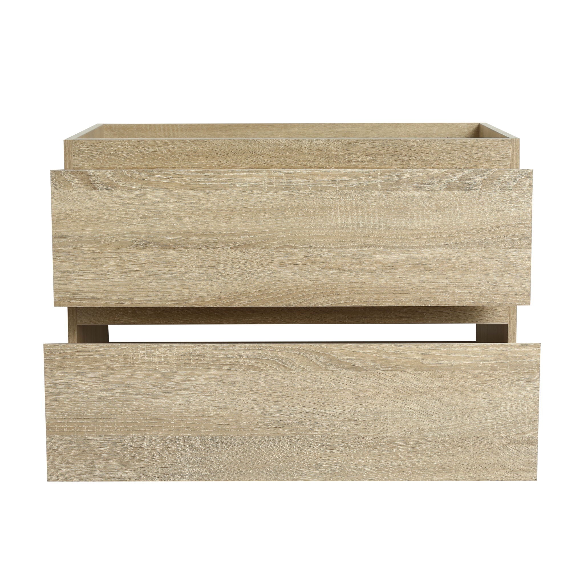 Wall Mounted Bathroom Vanity & Sink, 2 Soft Close Drawers