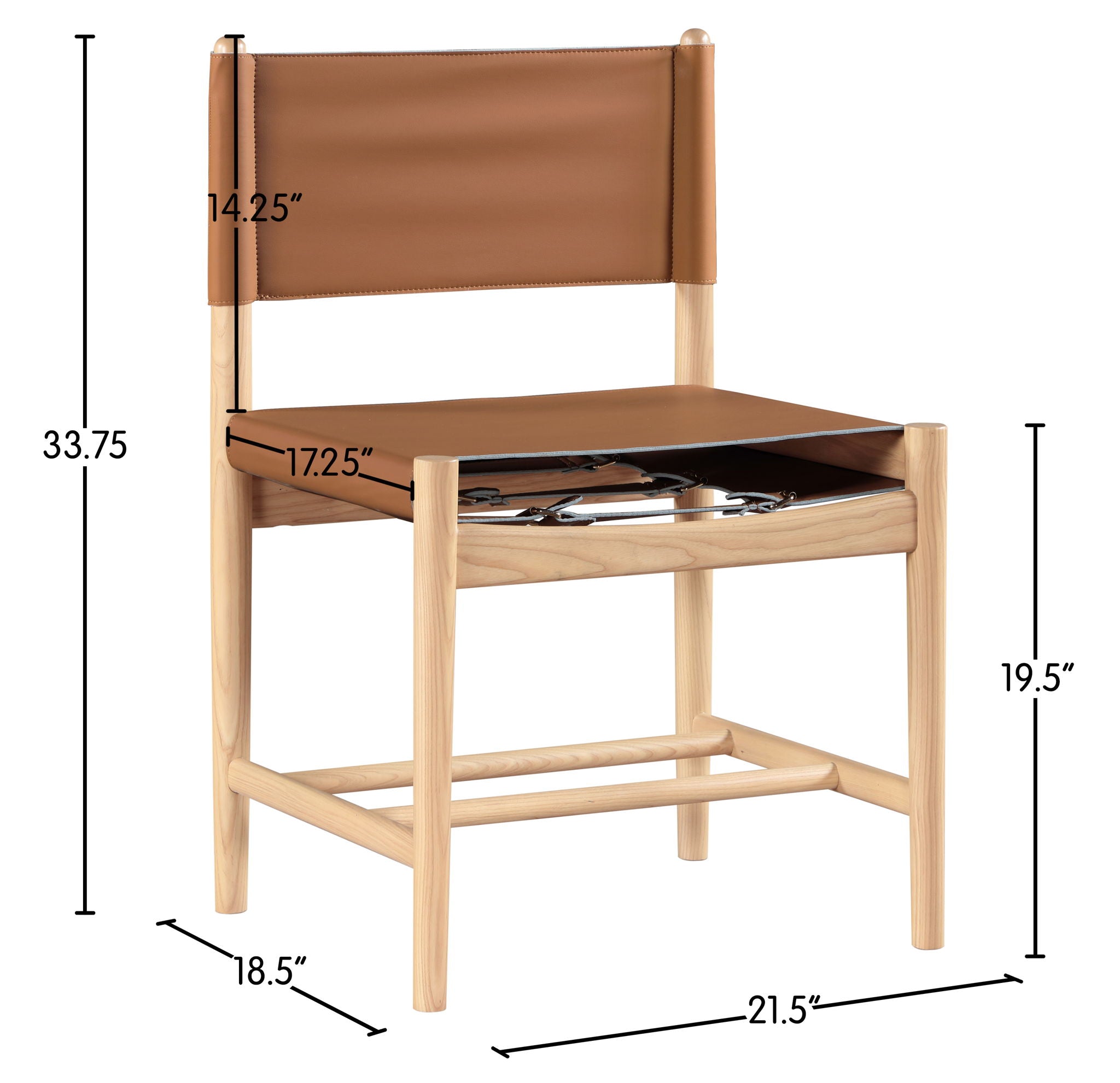 Rawlins - Dining Chair (Set of 2) - Natural Frame