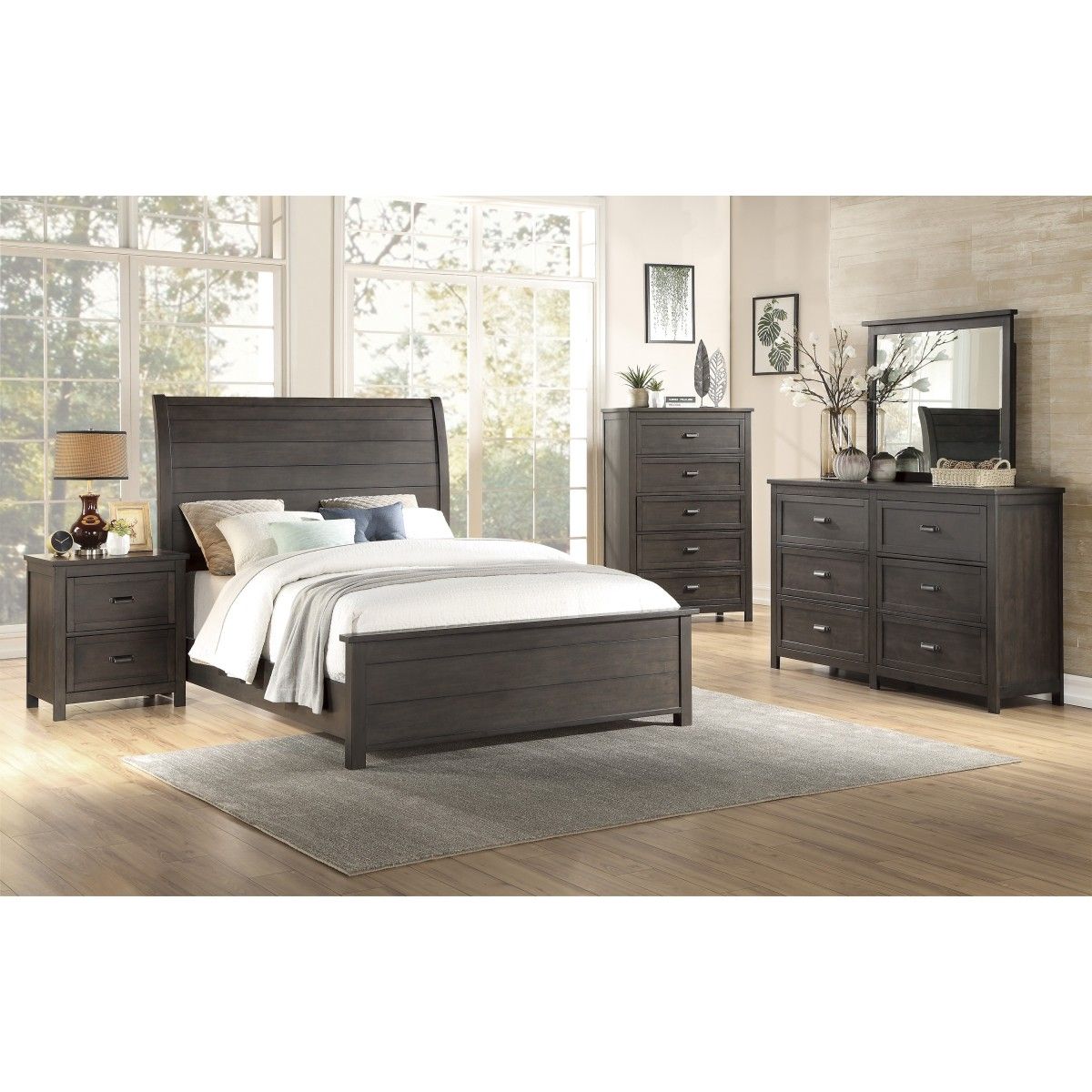 Hebron - Sleigh Bed