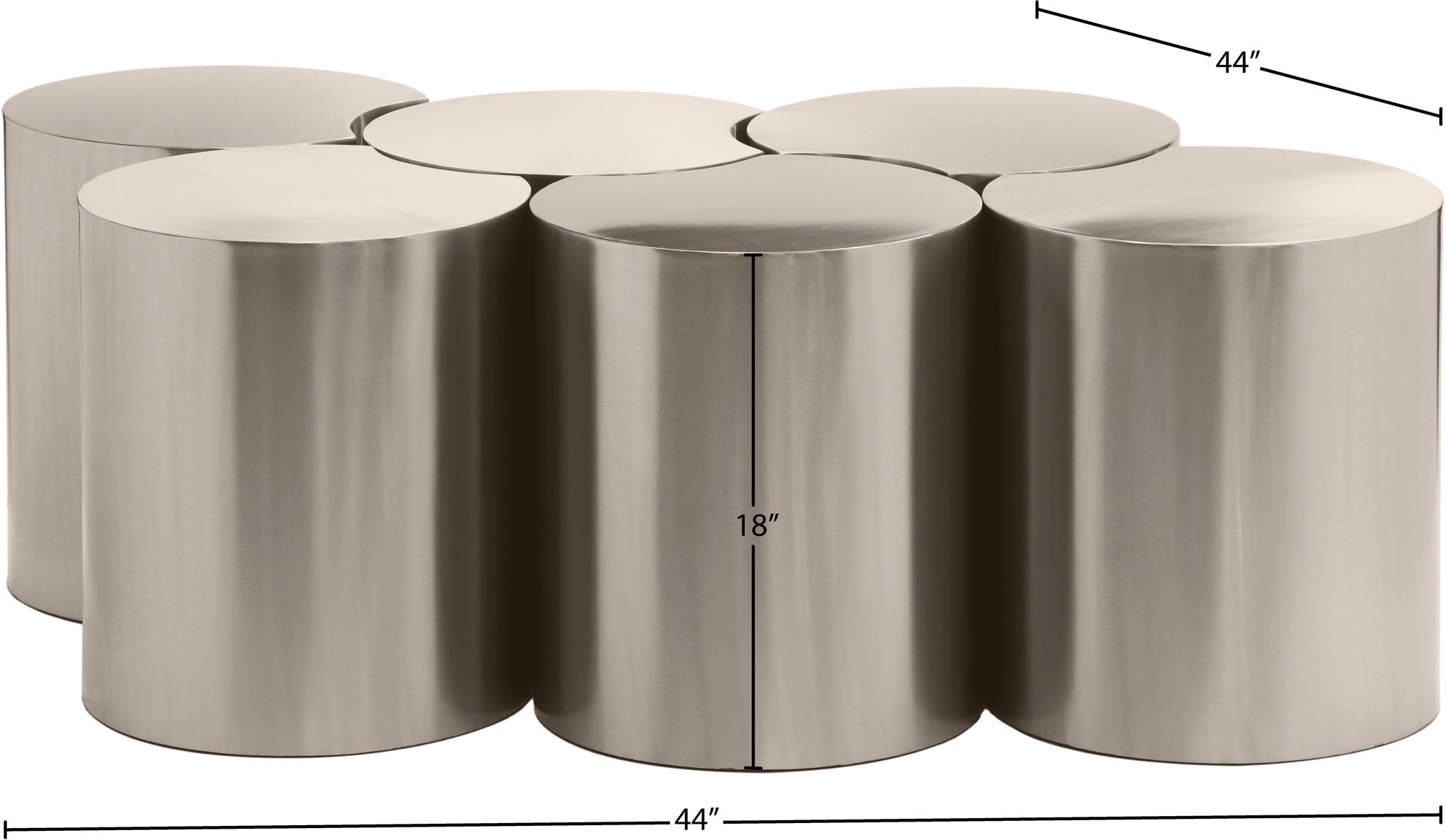 Dimple - 6 Piece Modular Coffee Table