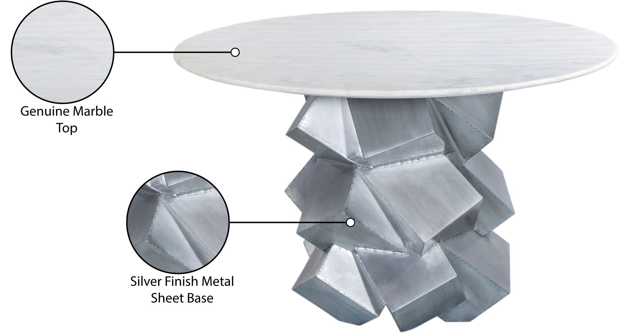 Walker - Marble Dining Table