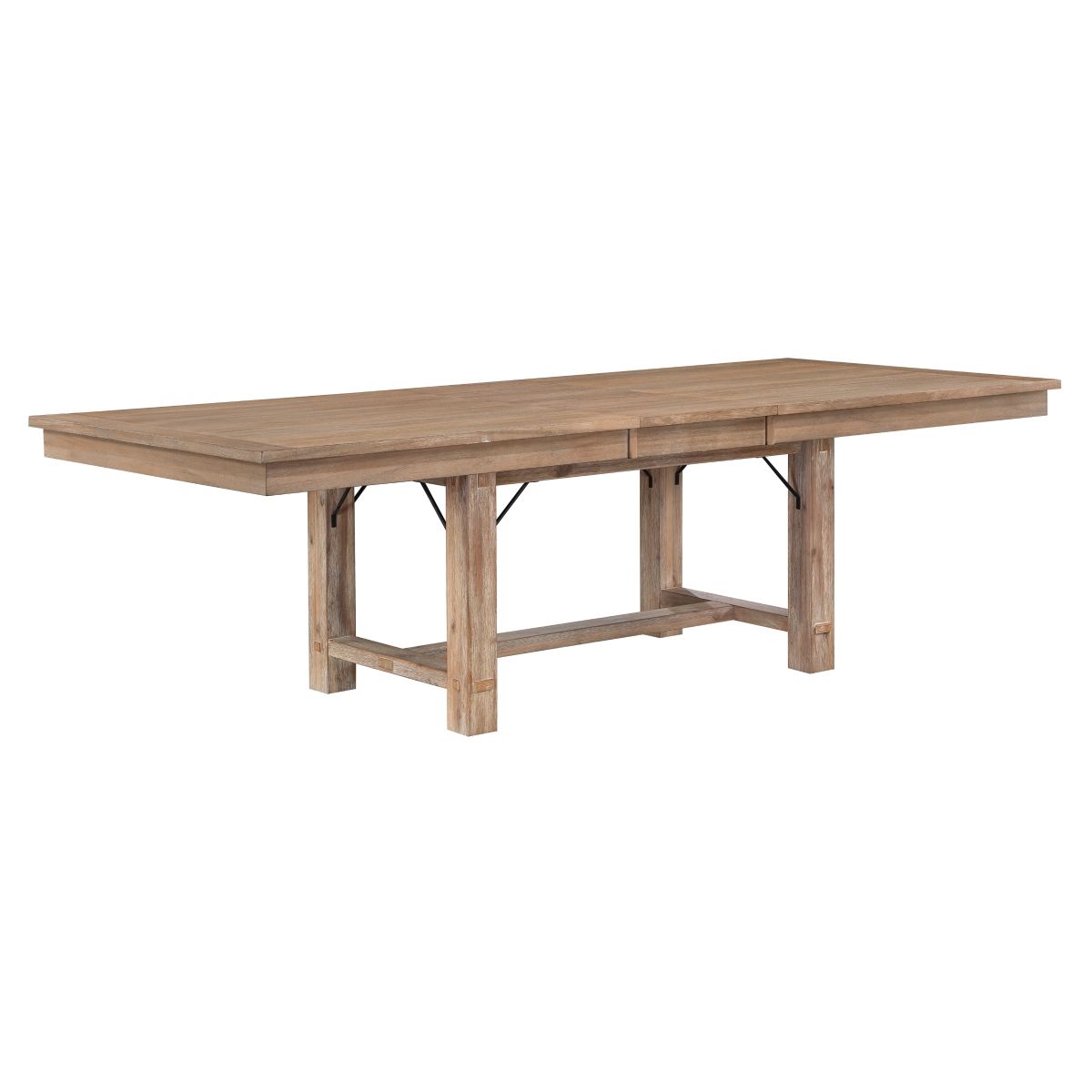 Aberdeen - 5 Piece Dining Room Set (Table & 4 Side Chairs) - Beige / Oak