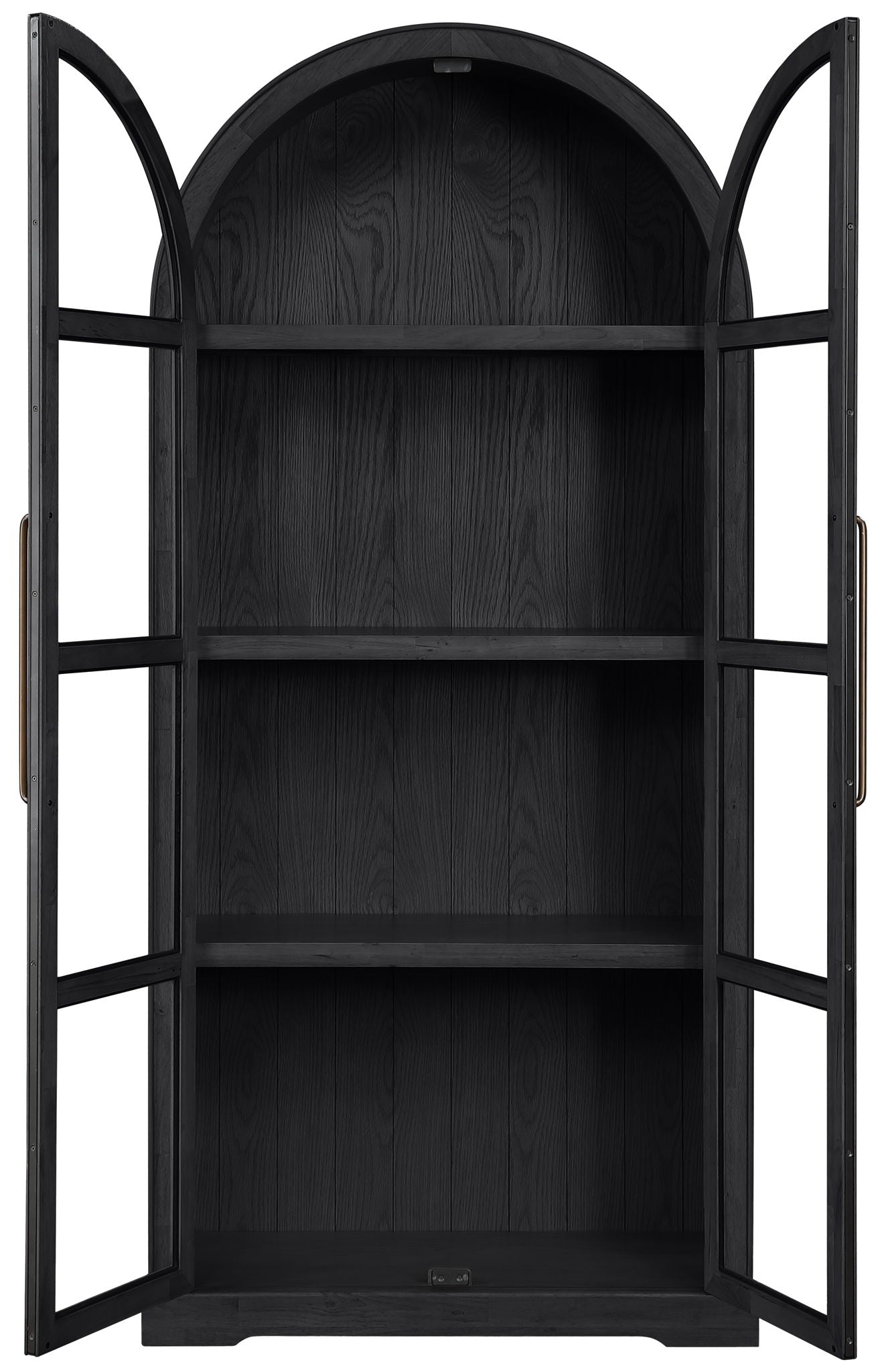 Corva - Solid Wood, Oak Veneer And Stainless Steel Storage Cabinet