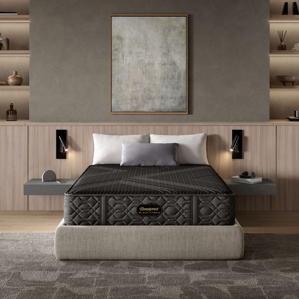 Beautyrest Black - 13" Series One Hybrid Medium Mattress