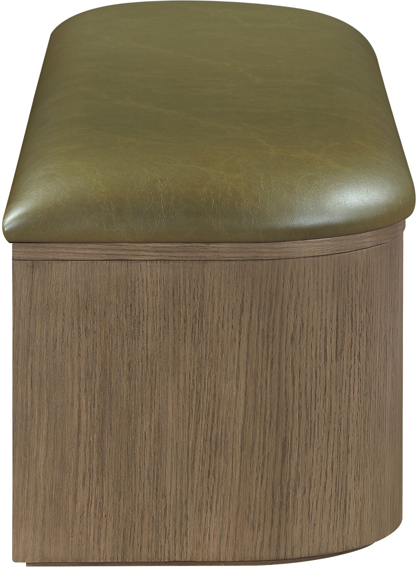 Velden - Upholstered Storage Bench With Stained Brown Base
