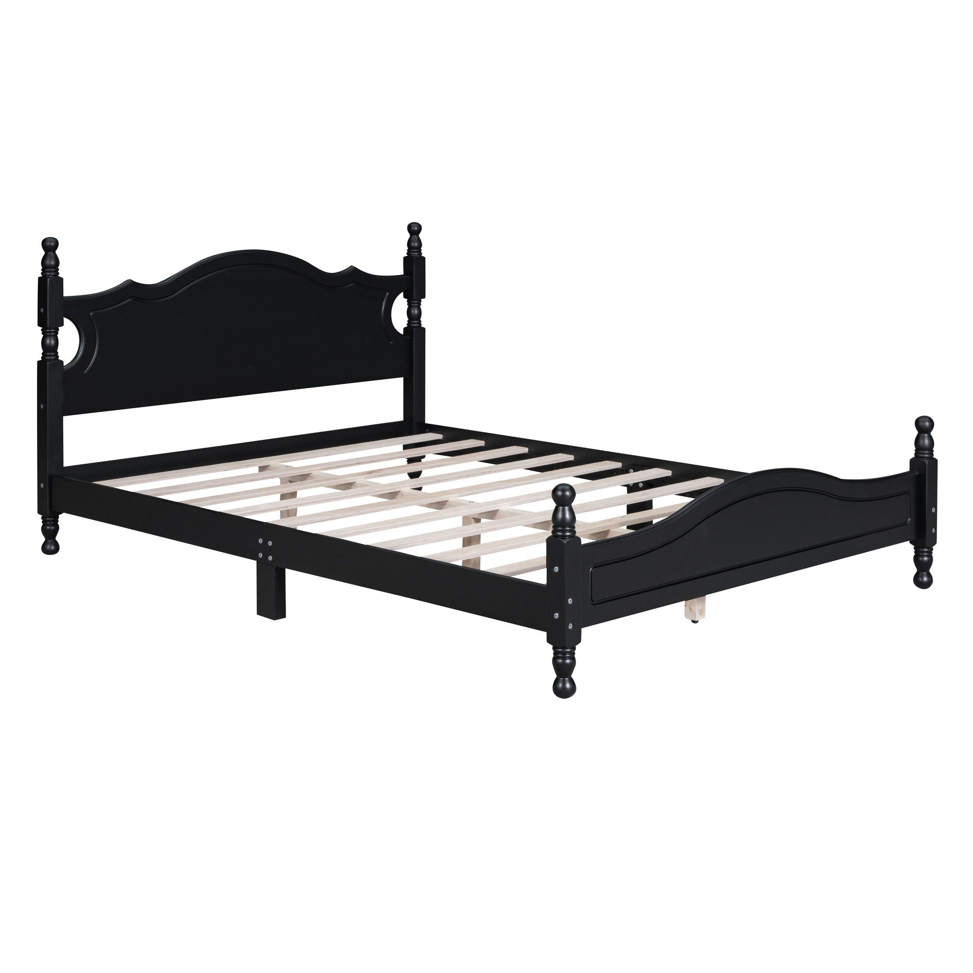 Platform Bed Frame With Slat Support