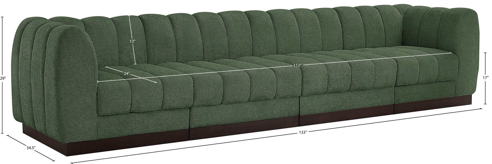 Quinn - 4 Seat Modular Sofa