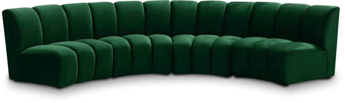 Infinity - 4 Piece Velvet Modular Sectional