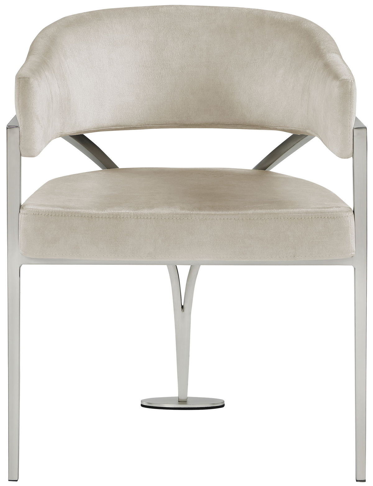Madelyn - Dining Chair (Set of 2) - Brushed Chrome