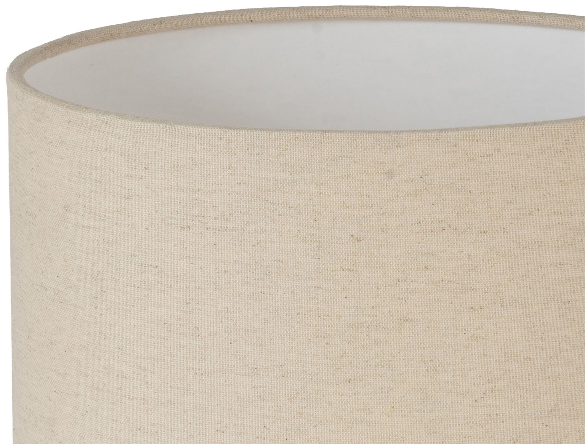 Lithos - Genuine Marble Base And Linen Textured Fabric Shade Table Lamp