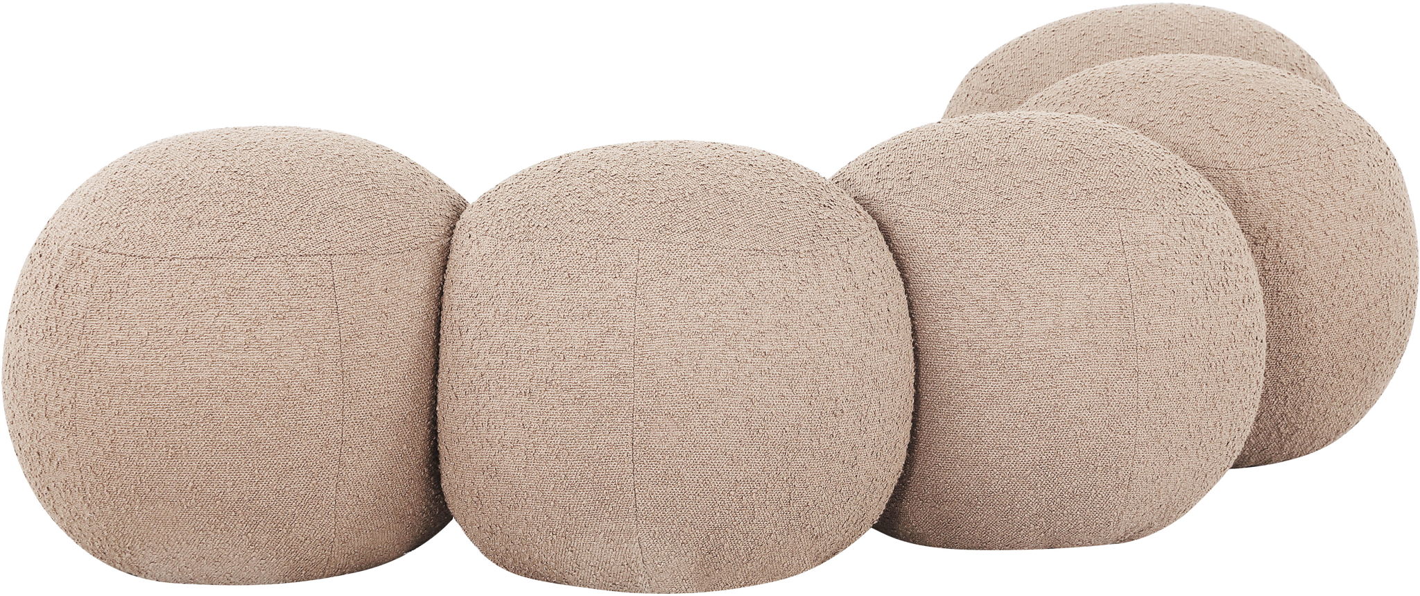 Apollo - Boucle Fabric Bench