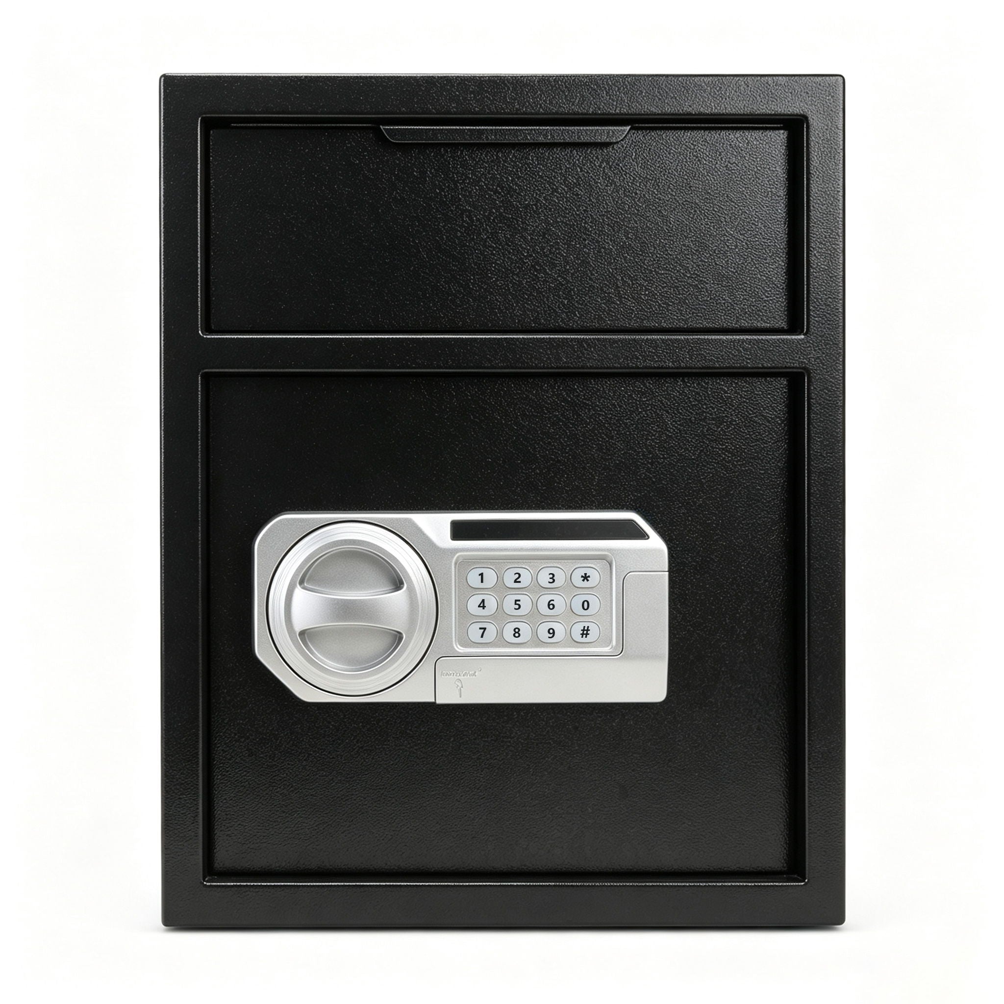 Safe With Drop Slot For Cash Deposits, Multi Scene Safe For Office - Black