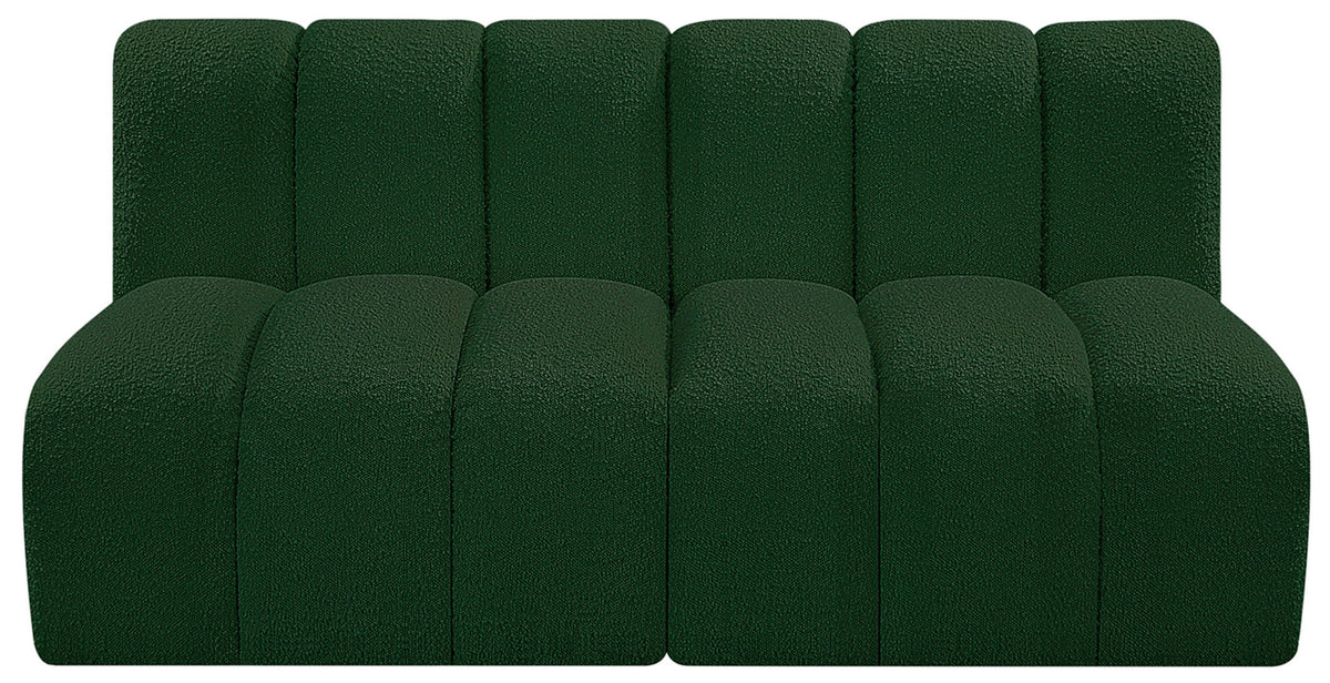 Arc - Boucle Fabric 2 Seats Modular Sofa