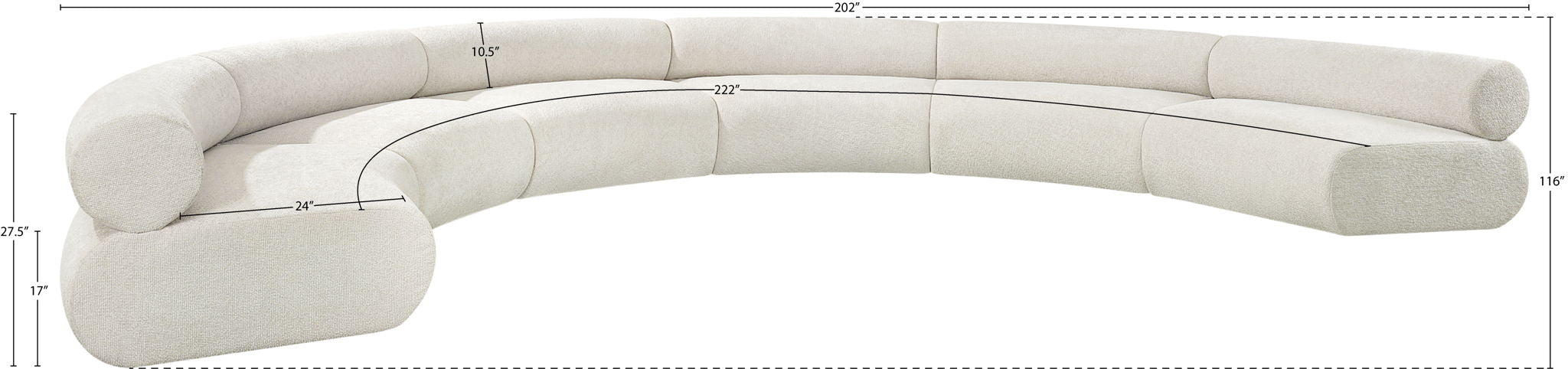 Bale - 6 Piece U-Shaped Modular Sofa