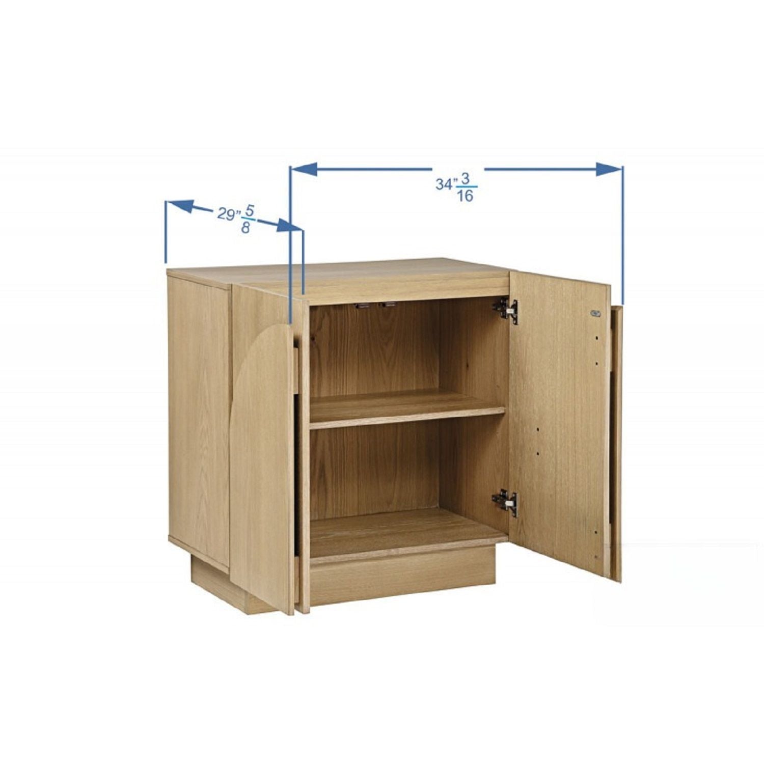 Modern Sideboard Buffet With Arched Cabinet Doors