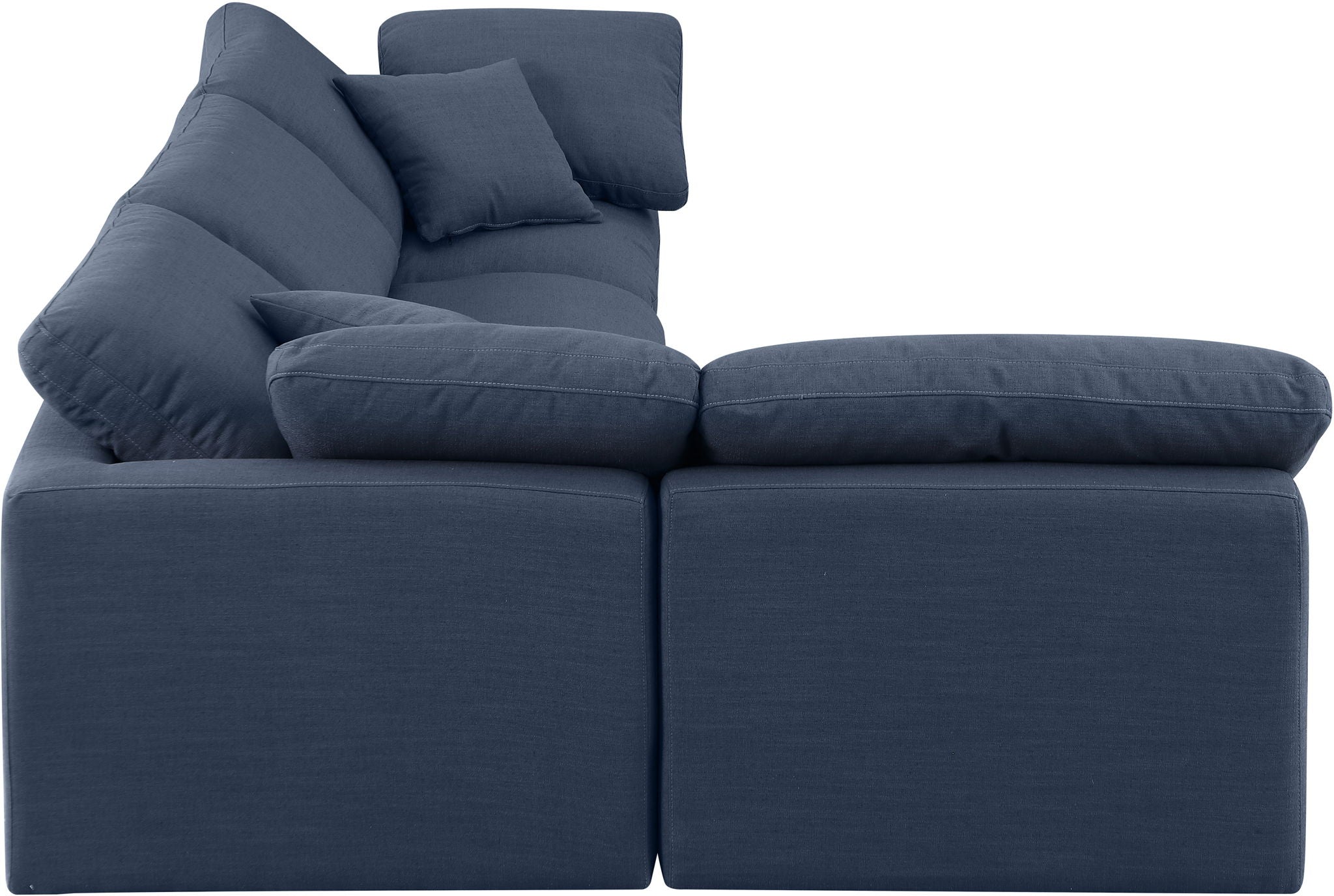Indulge - Linen 4 Piece Modular Sectional
