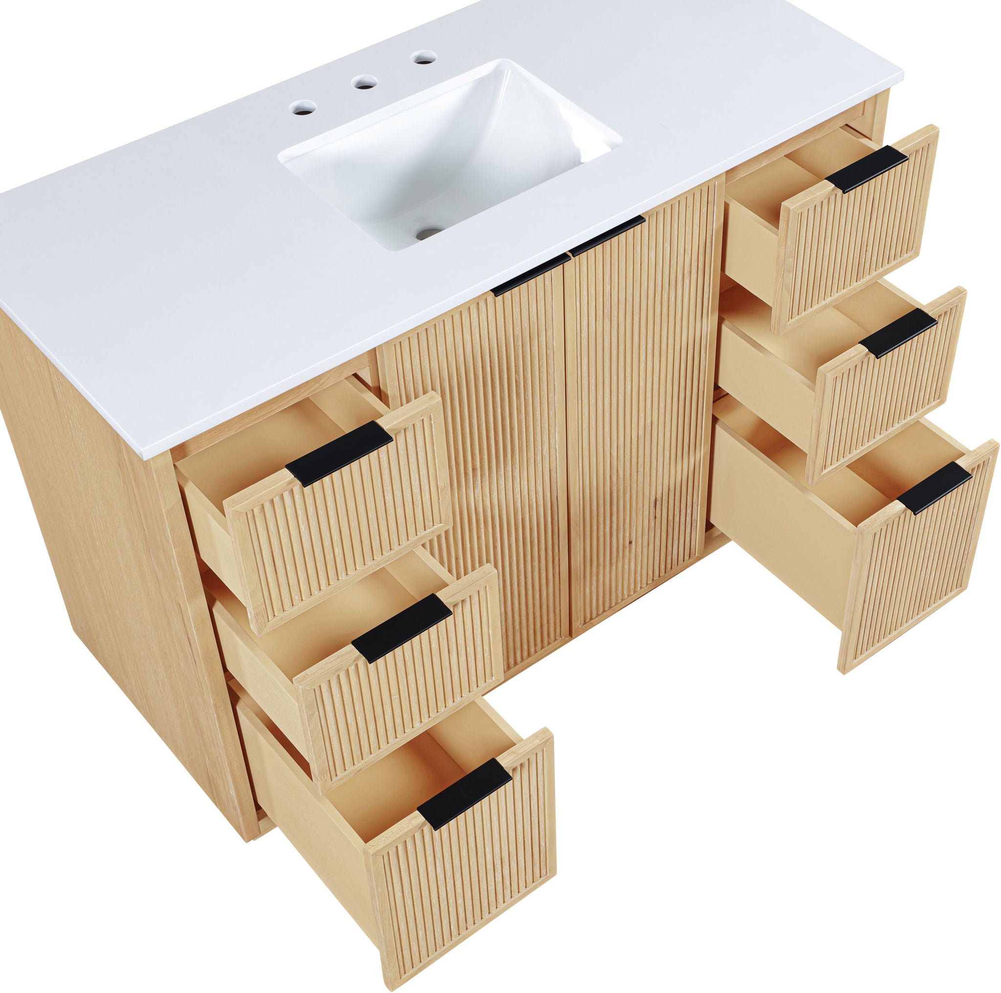 Willard - Engineered Stone And Solid Wood Bathroom Vanity