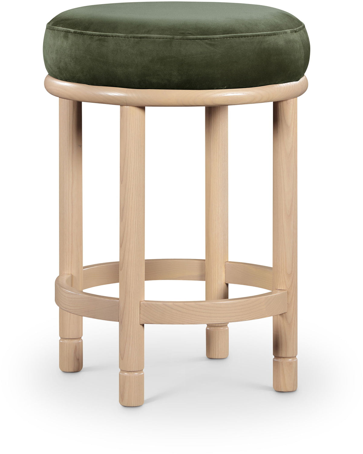 Monette - Counter Stool With Natural Base