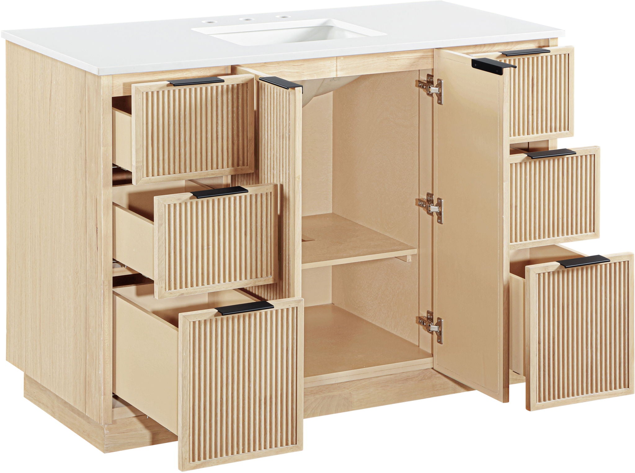Willard - Engineered Stone And Solid Wood Bathroom Vanity
