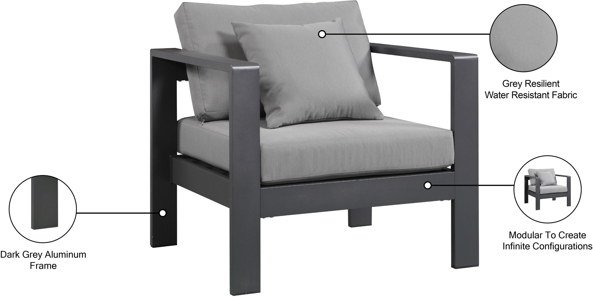 Nizuc - Outdoor Patio Arm Chair