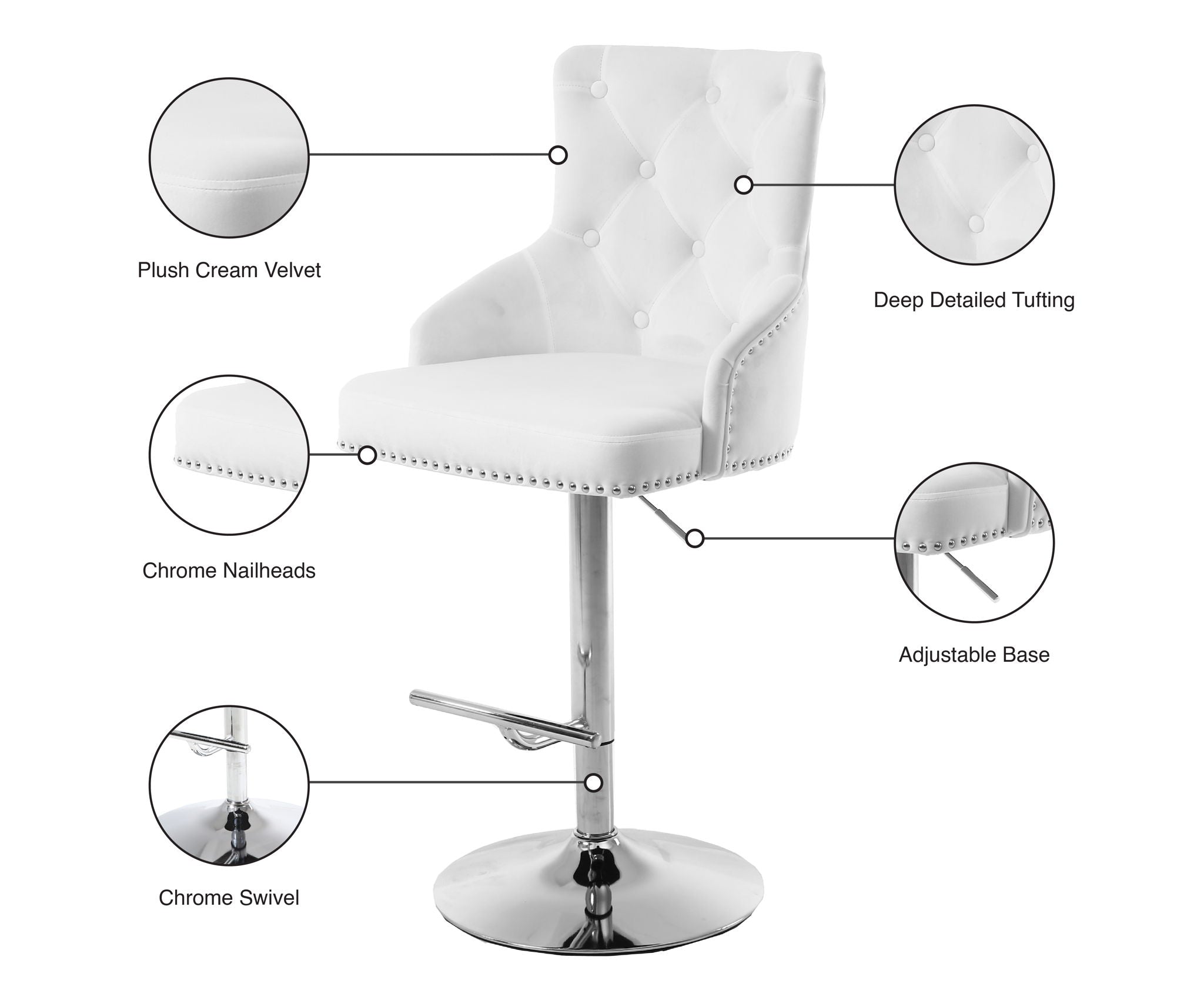 Claude - Adjustable Stool