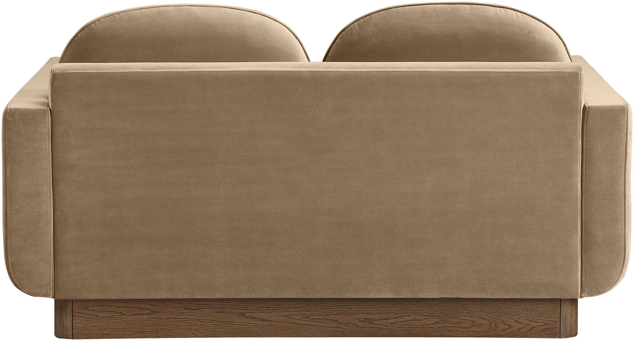 Diviento - Velvet Performance Fabric Upholstered Loveseat