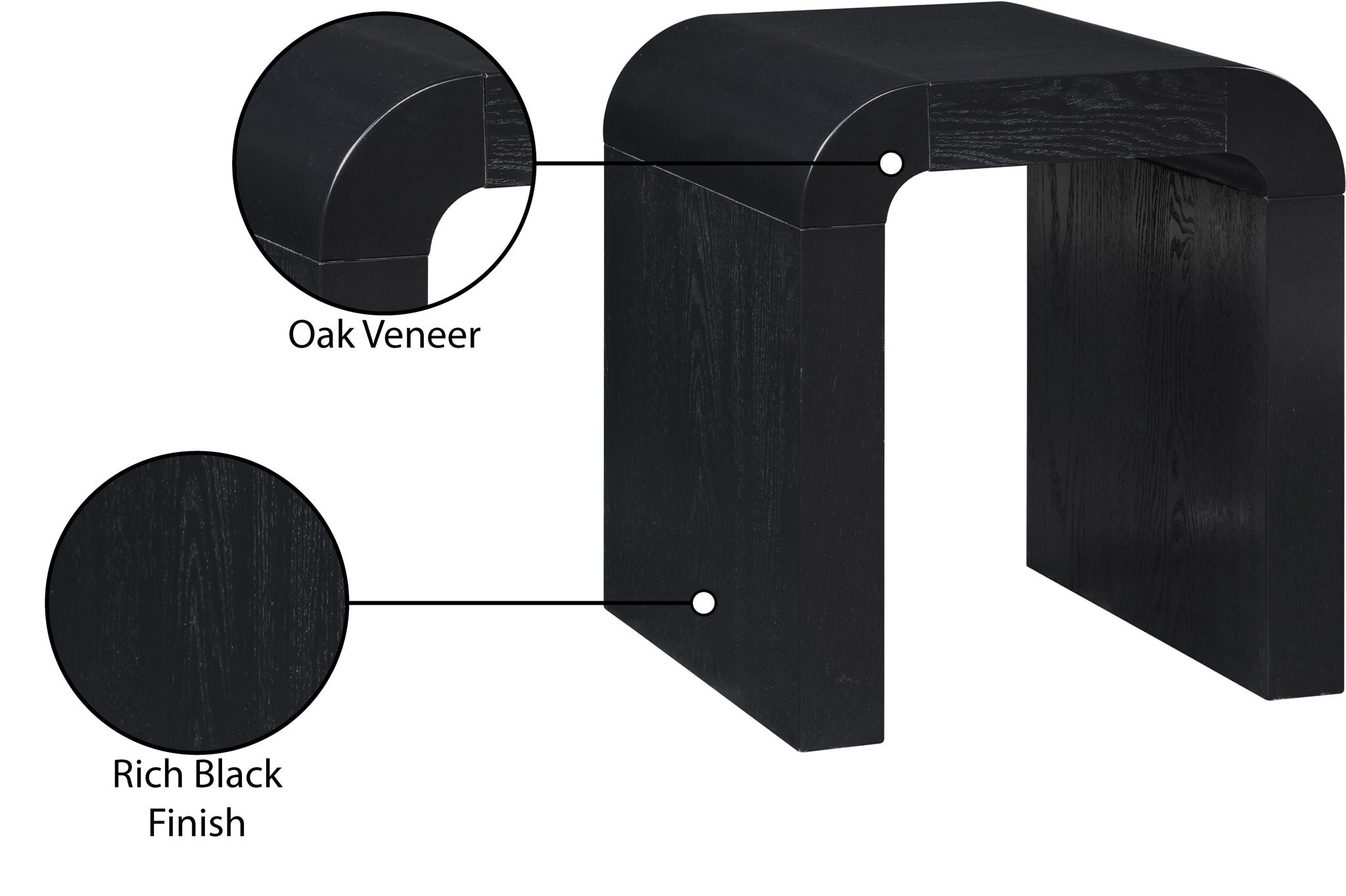 Toulon - Oak Veneer End Table
