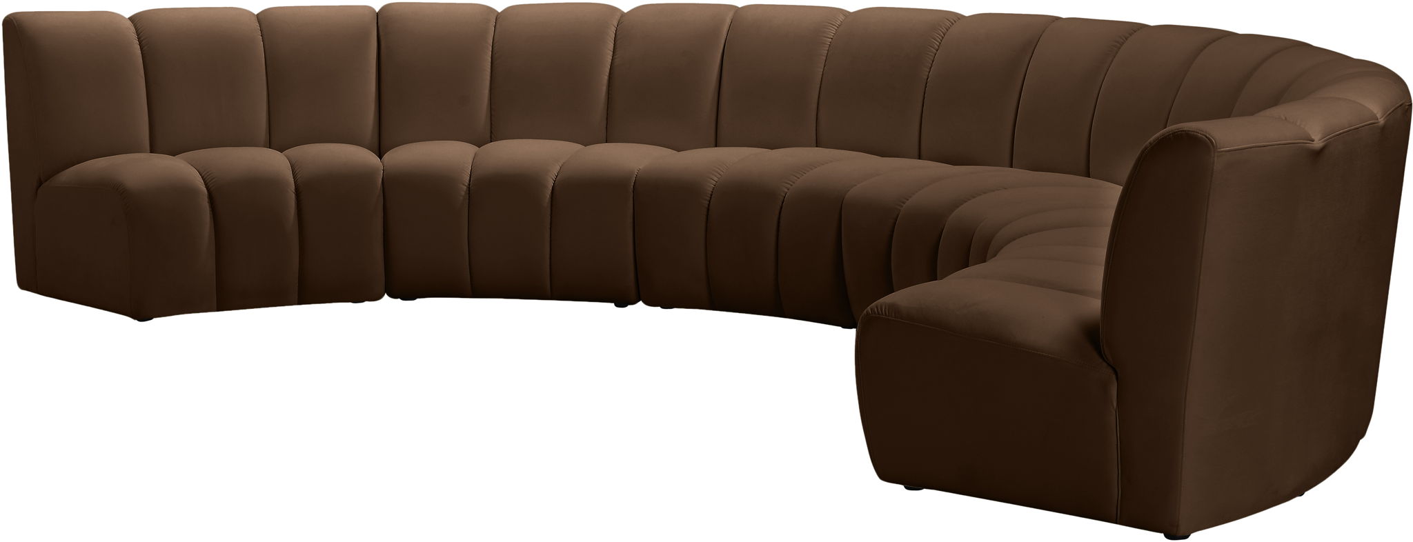 Infinity - 6 Piece Velvet Modular Sectional