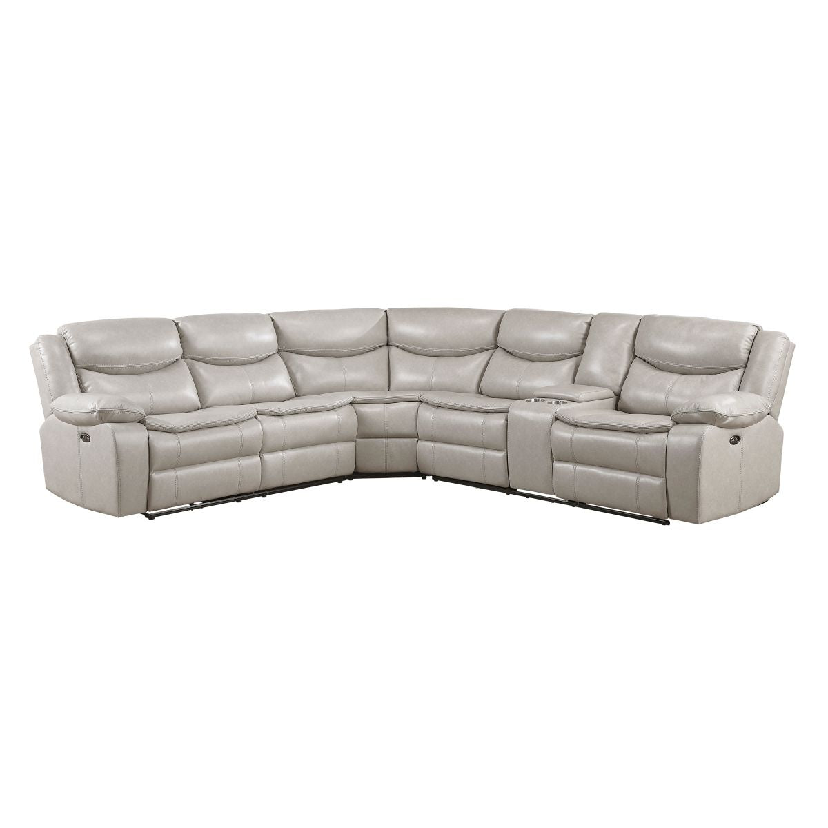 Fargo - 3 Piece Power Reclining Sectional With Right Console