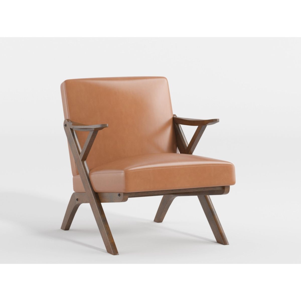 Gideon - Accent Chair Light Brown Base