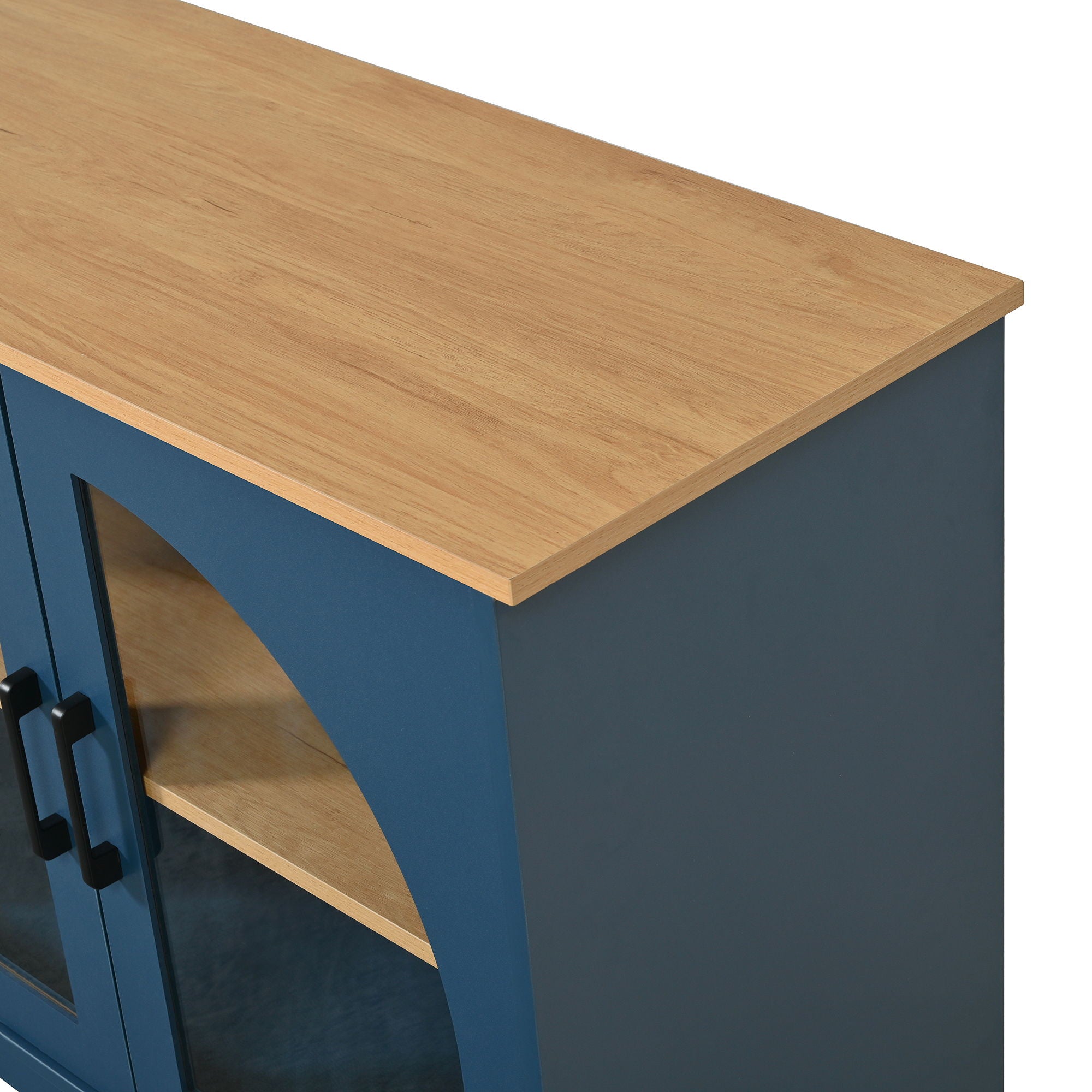 TV Stand With Semi Arched Doors