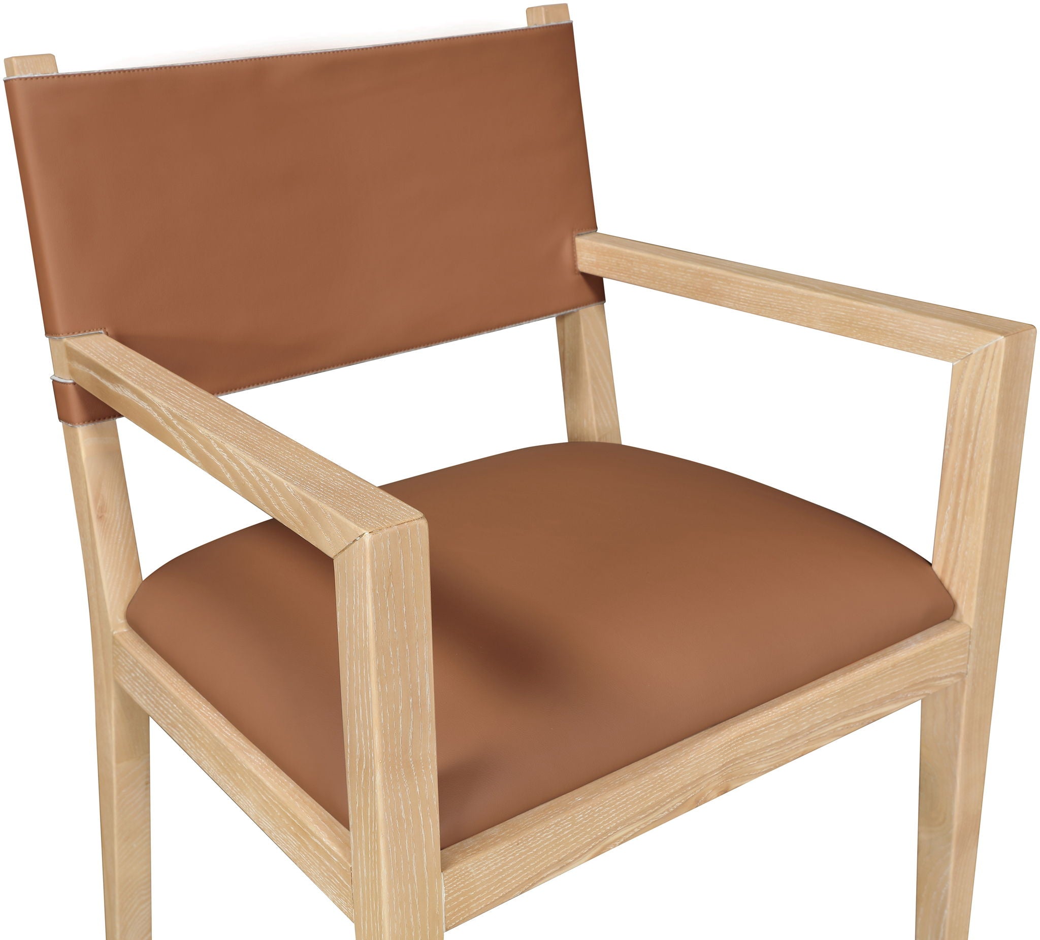 Avon - Vegan Leather Dining Arm Chair