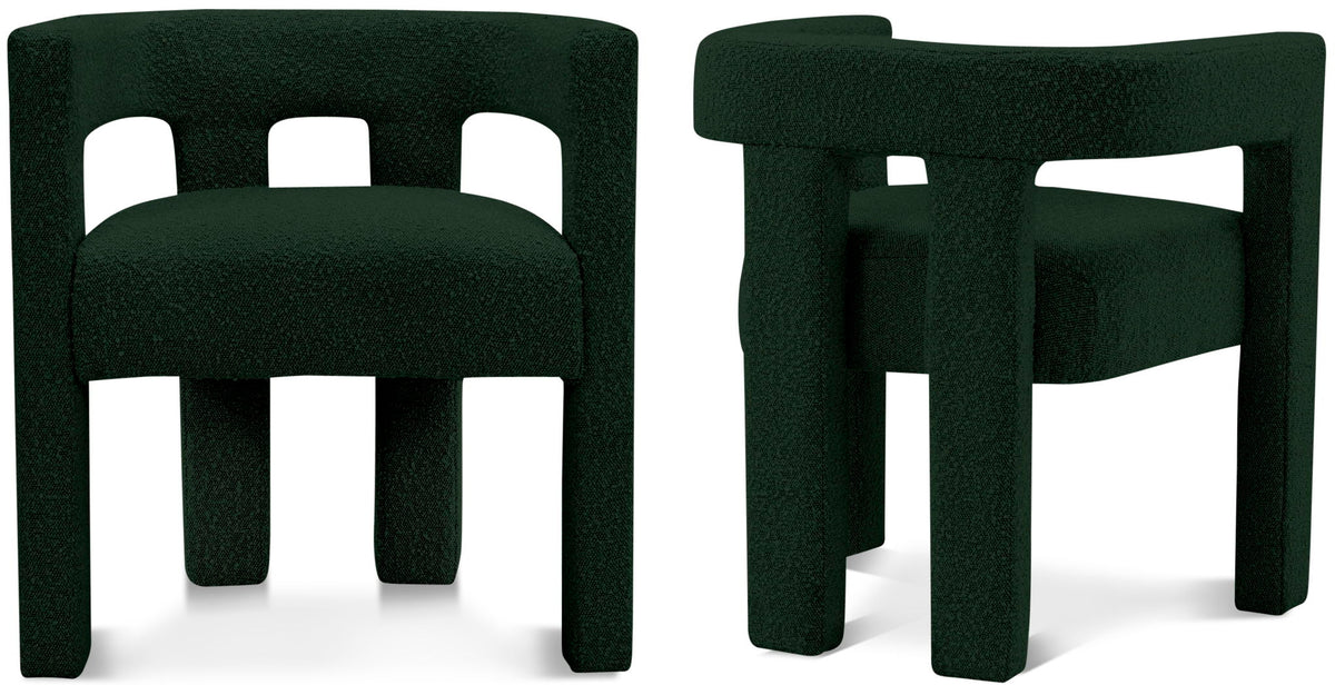 Athena - Boucle Fabric Dining Chair