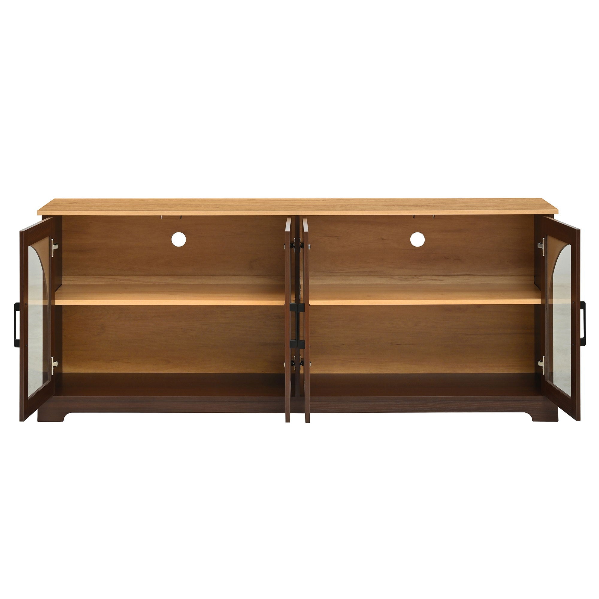 TV Stand With Semi Arched Doors