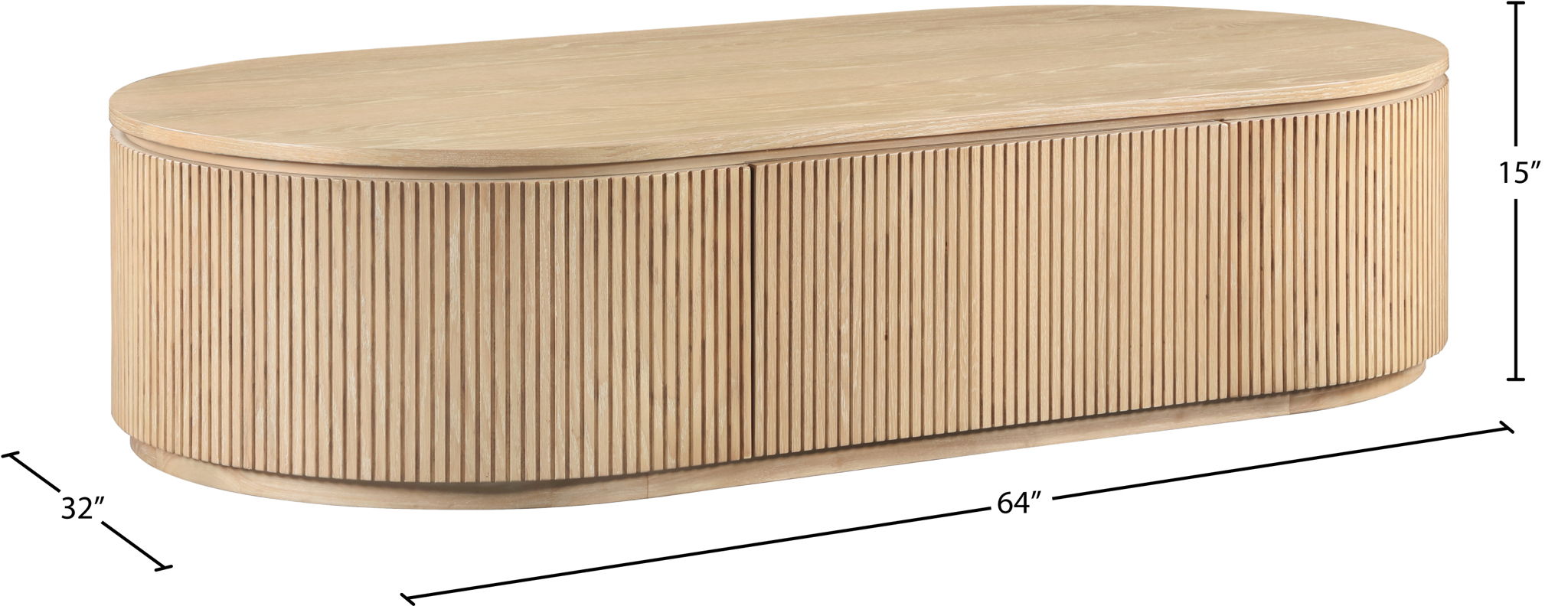Moana - Rubberwood Coffee Table