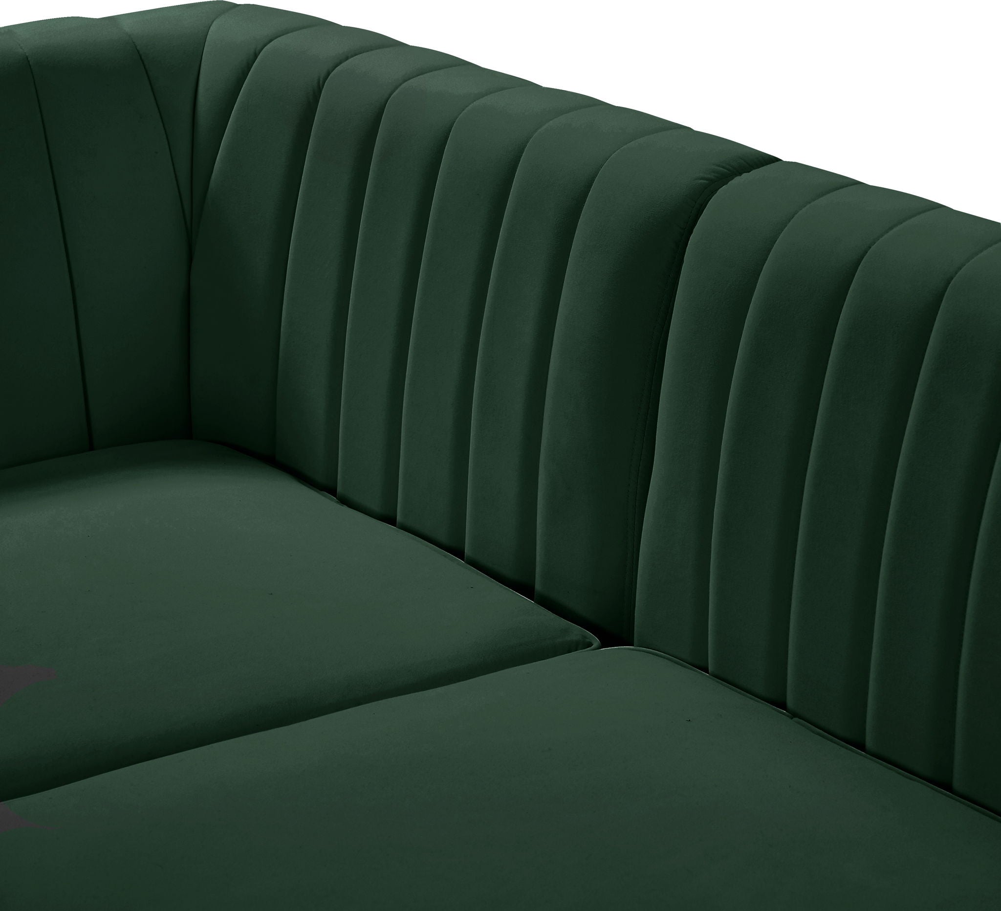Alina - 8 Piece Velvet Modular Sectional