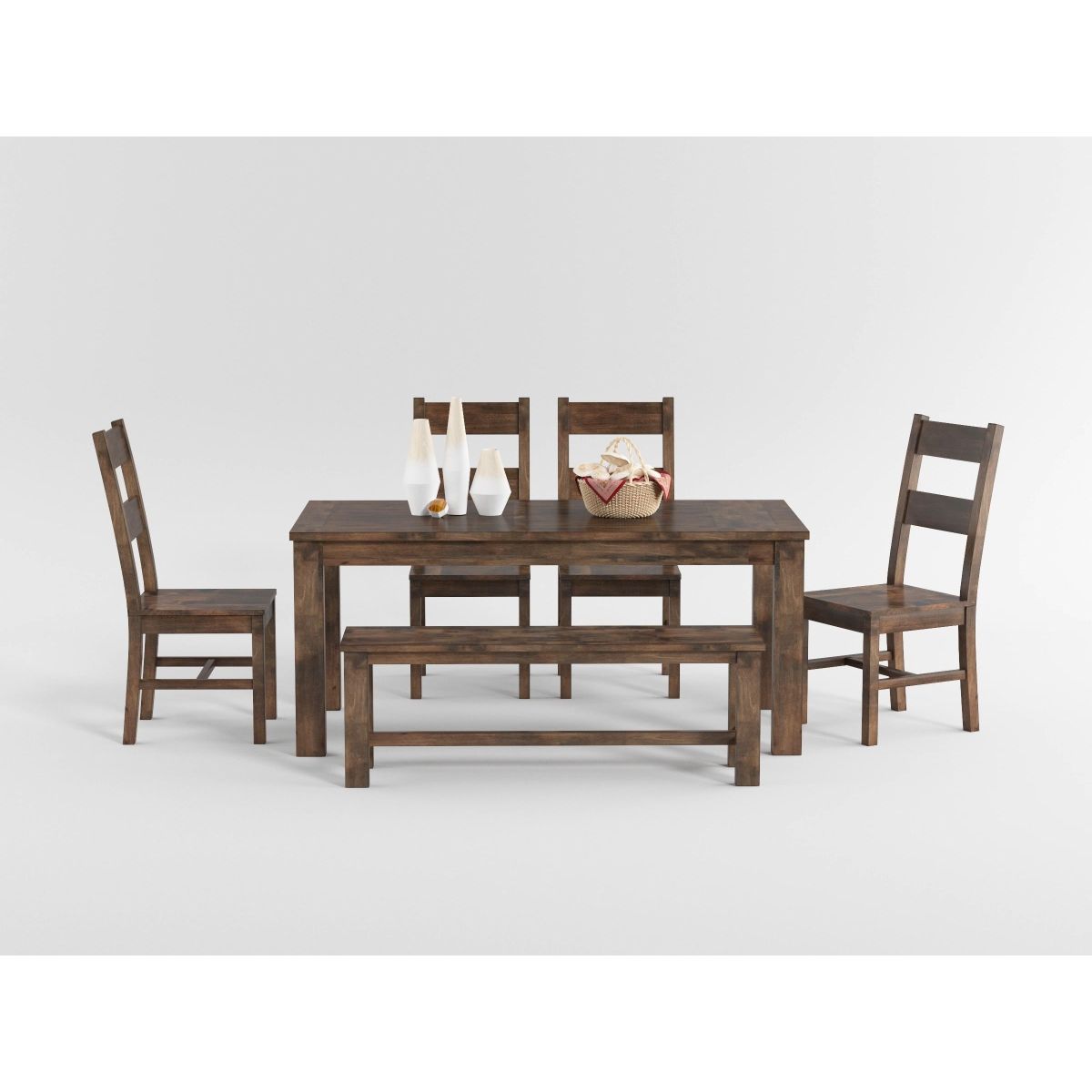 Jerrick - Bench - Brown