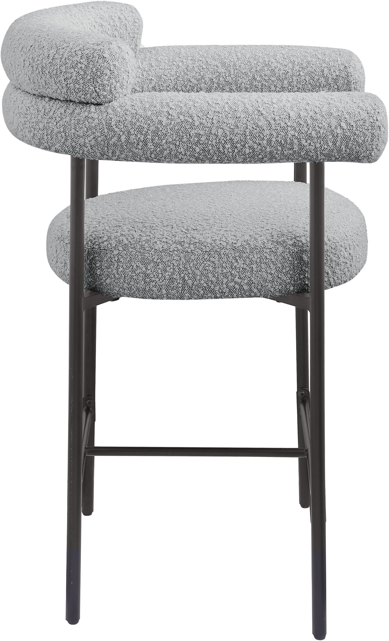 Blake - Counter Stool With Black Base (Set of 2)