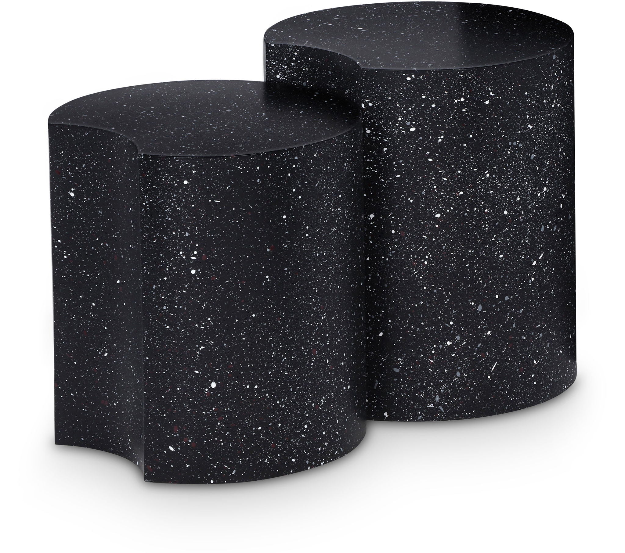 Dimple - Modular End Table - Terazzo Finish