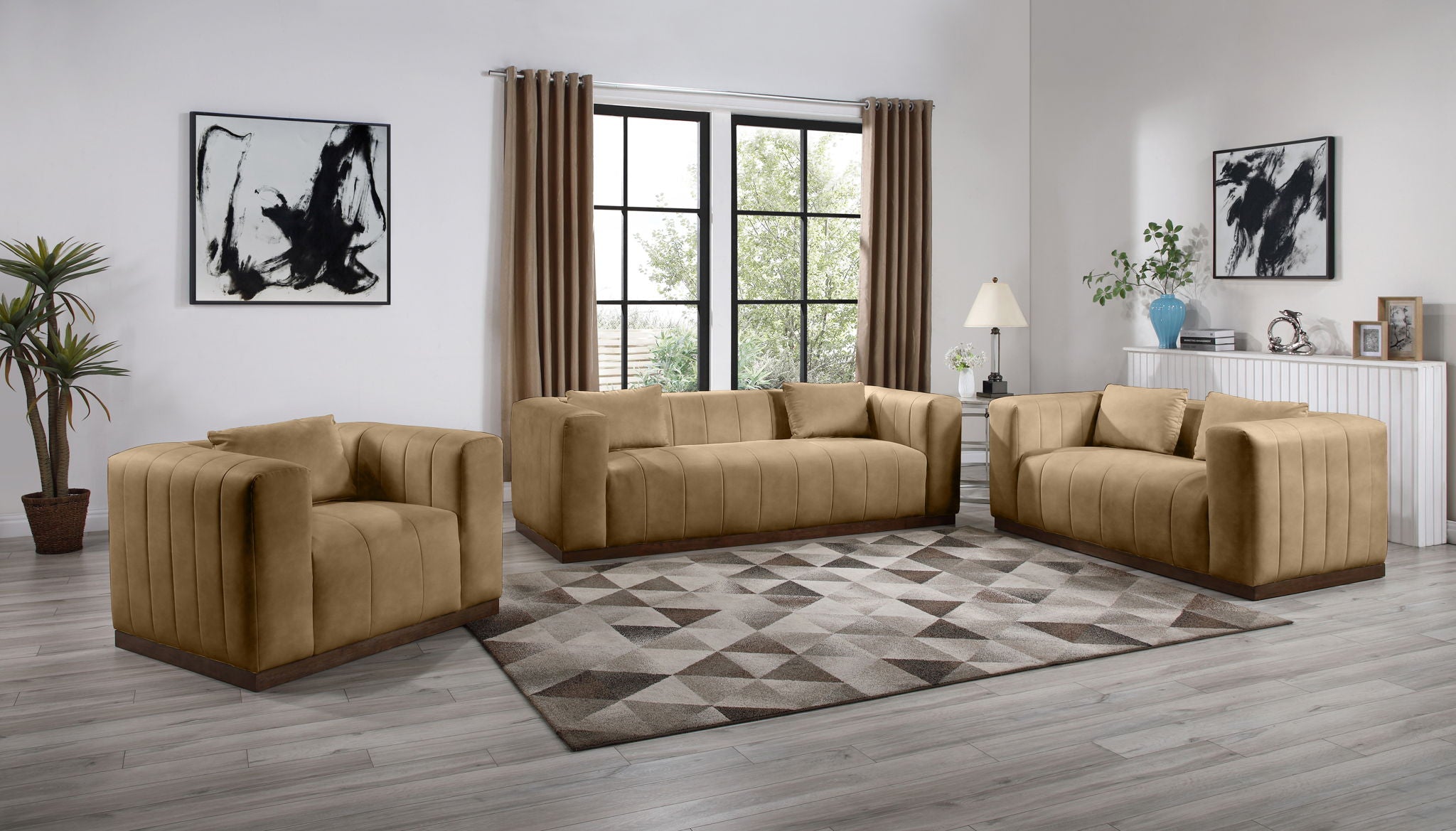 Mallina - Chair - Tan