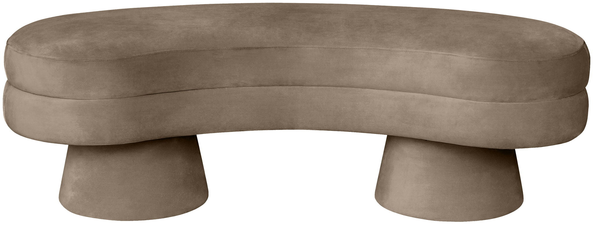 Zenna - Velvet Bench