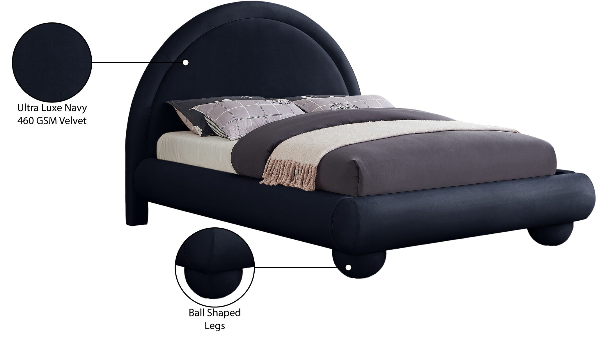 Madrid - Upholstered Bed