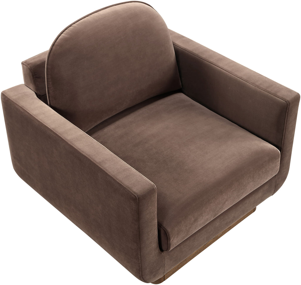 Diviento - Velvet Performance Fabric Upholstered Accent Chair