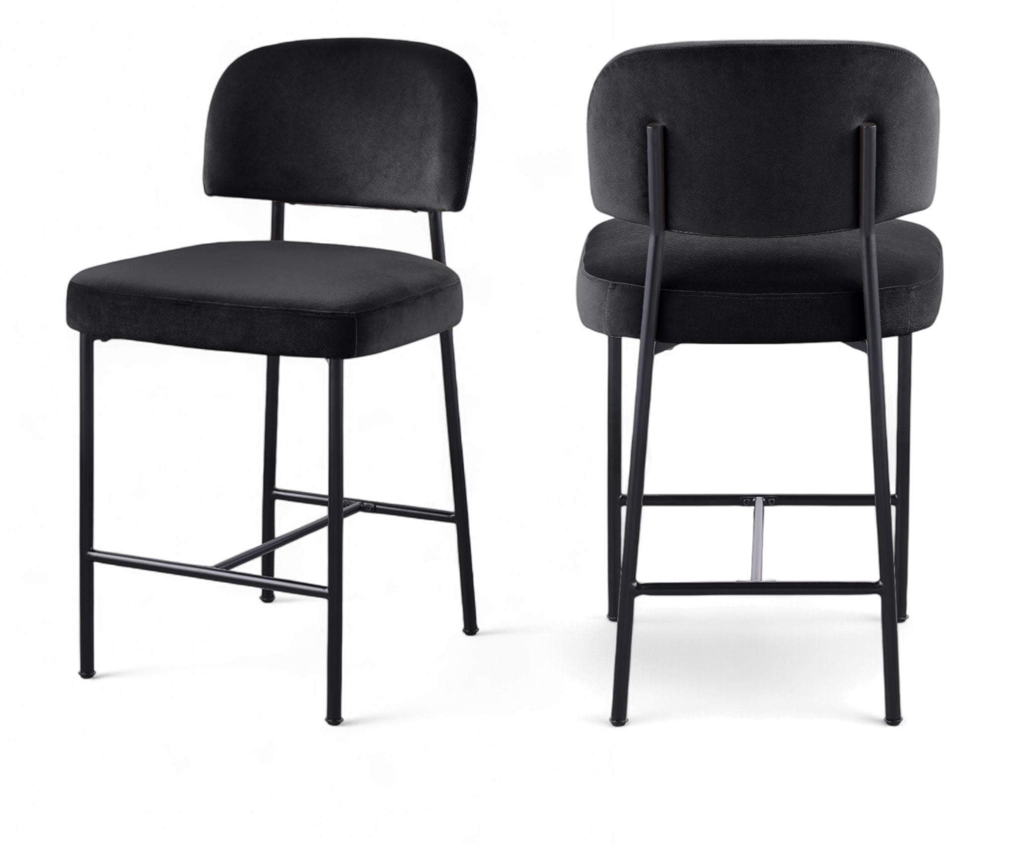 Zarelle - Performance Fabric Upholstered Counter Stool (Set of 2)