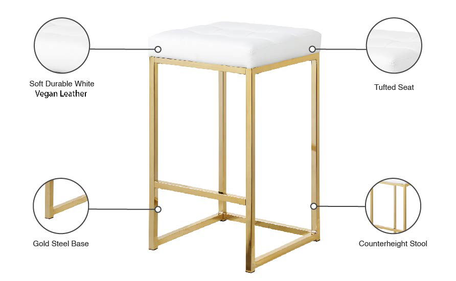 Nicola - Steel Stool (Set of 2)