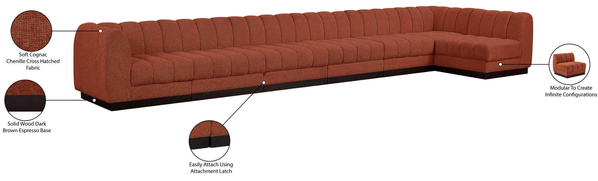 Quinn - 7 Piece Modular Sectional