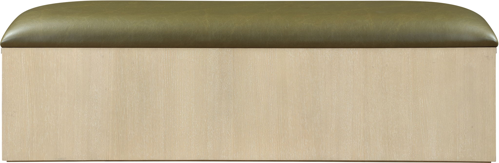 Velden - Upholstered Storage Bench With Stained Natural Base